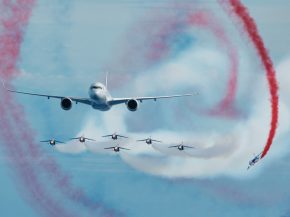 
Afin d’achever une année riche en célébrations autour du 90ème anniversaire d’Air France et des 70 ans de la Patrouille d