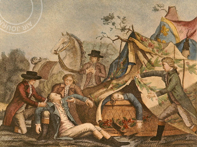 Le 15 juin 1785 dans le ciel : Jean-François Pilatre de Rozier et Pierre-Ange Romain à la conquête de la Manche