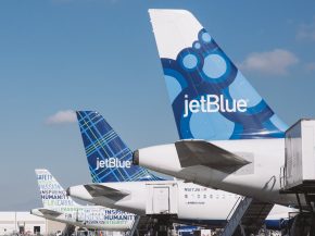 
La nouvelle directrice générale de JetBlue Airways, Joanna Geraghty, a officiellement pris sa fonction la semaine dernière, de