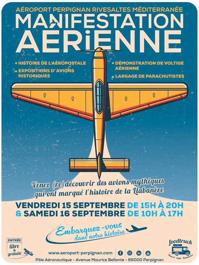 Aéroport de Perpignan : évènement aérien les 15 et 16 septembre 2023 3 Air Journal