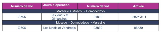 Aigle Azur : lancement d'une ligne directe Marseille-Moscou 1 Air Journal