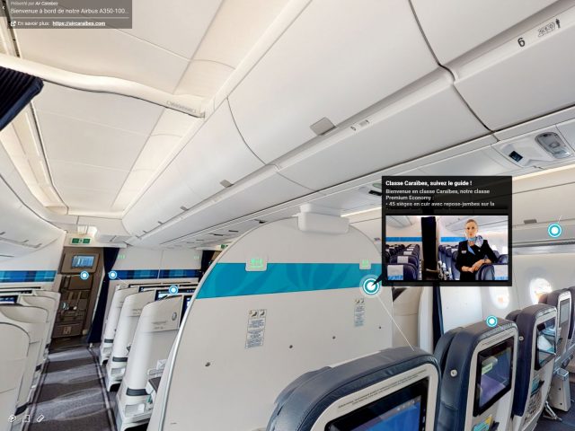 Air Caraïbes : immersion virtuelle en 360° de l'A350-1000 2 Air Journal