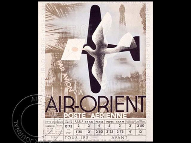 Le 17 janvier 1931 dans le ciel : Nouvelle ligne postale pour Air Orient