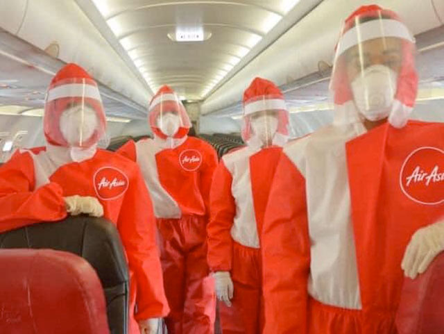 AirAsia : un uniforme de protection sanitaire pour les PNC (photo) 4 Air Journal
