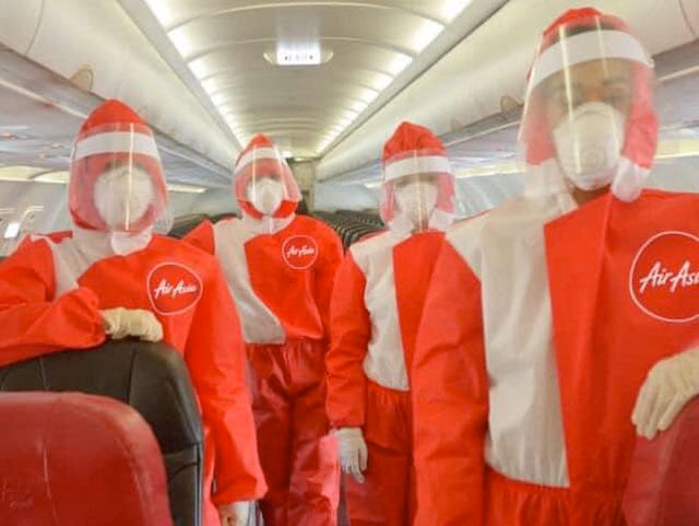 AirAsia : un uniforme de protection sanitaire pour les PNC (photo) 4 Air Journal AirAsia : un uniforme de protection sanitaire pour les PNC (photo) 4 Air Journal