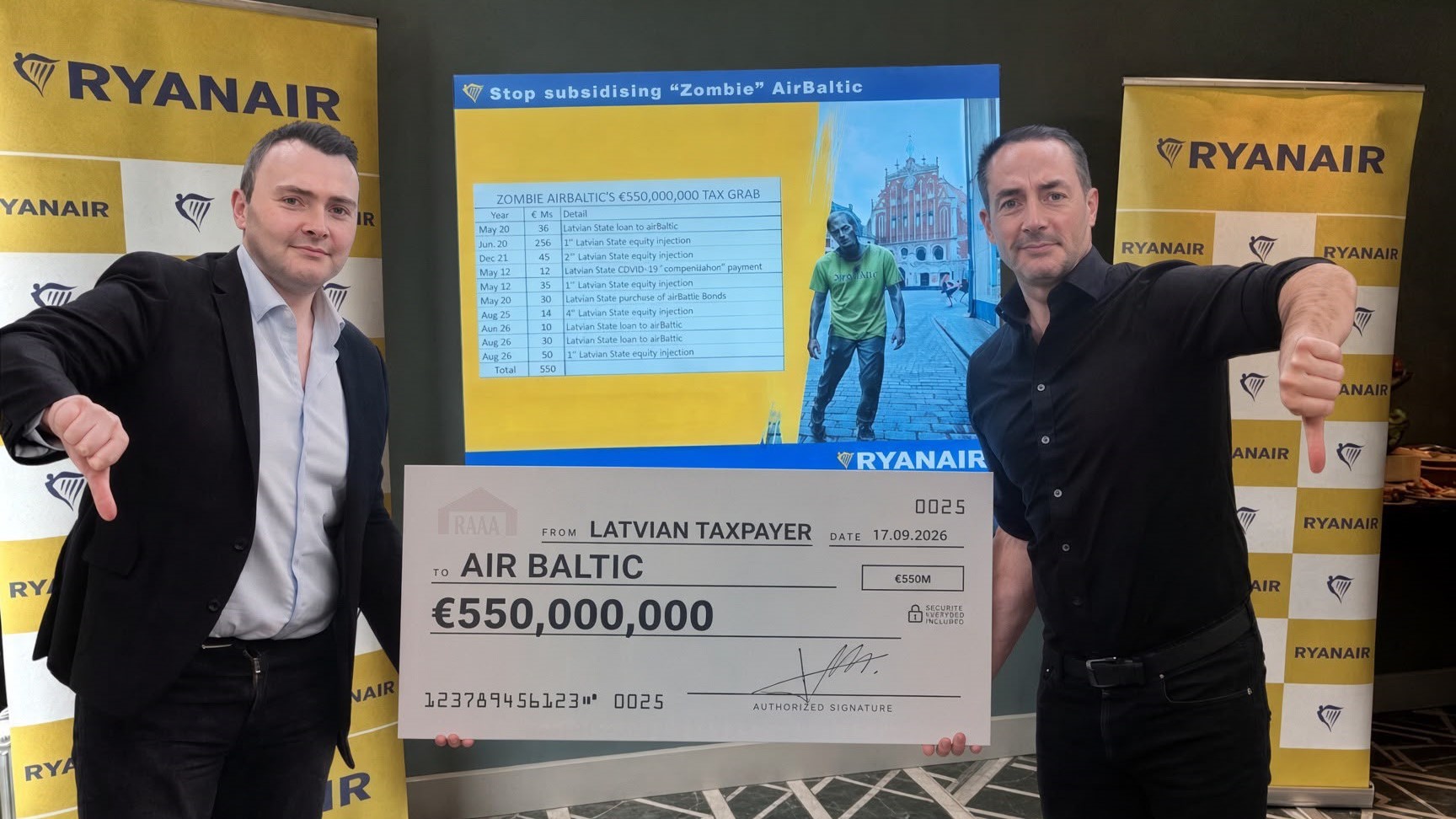 Pays baltes : Ryanair propose de doubler son trafic si les redevances aéroportuaires baissent 1 Air Journal