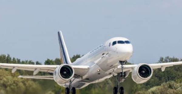 
Le premier Airbus A220-300 aux couleurs d’Air France a effectué jeudi son tout premier vol d’essai à l’aéroport de Mirab
