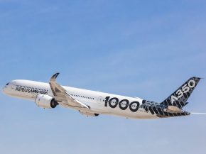 L’A350-1000, le nouveau membre de la grande famille de gros-porteurs d’Airbus, a entamé une tournée de démonstration de tro