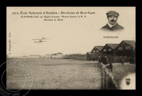 
Histoire de l’aviation – 16 juin 1910. Installé aux commandes d’un aéroplane de type biplan émanant des ateliers des con