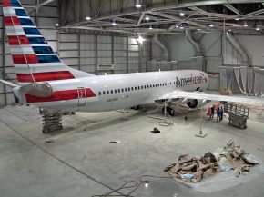 En ce&nbsp;début 2018, la totalité de la flotte d’American Airlines arbore désormais la nouvelle livrée et le nouveau logo, 