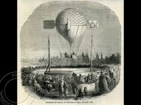 
Histoire de l’aviation – 25 avril 1784. Les aéronautes Louis-Bernard Guyton de Morveau et l’Abbé Bertrand ont un objecti
