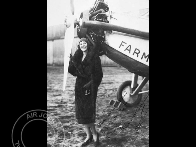 Le 1er décembre 1930 dans le ciel : Lena Bernstein et son mécanicien reviennent en France