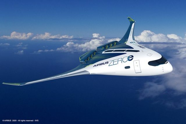https://www.air-journal.fr/wp-content/uploads/air-journal-avion-hydrogene-AirbusZEROe-Blended-Wing-Body-Concept-640x426.jpg