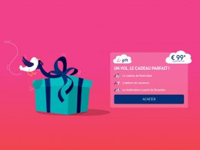 
A l approche des fêtes de fin d année, Brussels Airlines relance son b.gift, son bon-cadeau pour offrir un vol aller-retour à