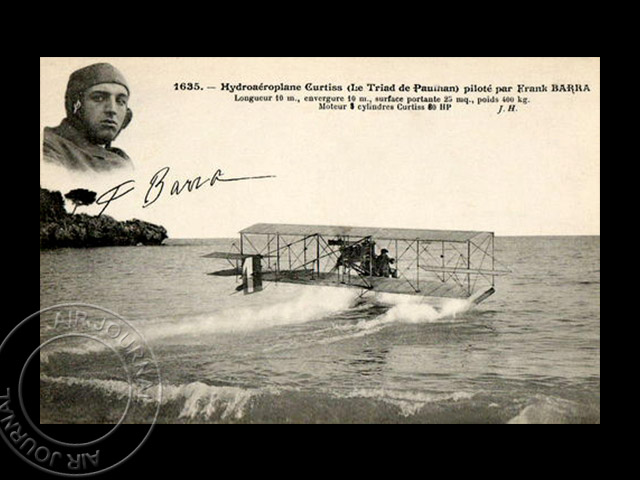 Le 5 juillet 1912 dans le ciel : Frank Barra vole sur la Méditerranée