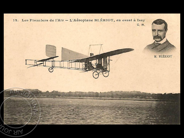 Aviateurs - CPA Les pionniers de l'air - L'aviateur français Blériot