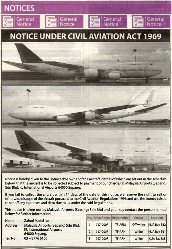 air-journal boeing 747 cargo kuala lumpur