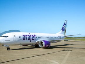 
La compagnie aérienne Arajet a accueilli à Saint-Domingue son 13ᵉ Boeing 737 MAX 8, baptisé&nbsp;“Isabel de Torres”, du 