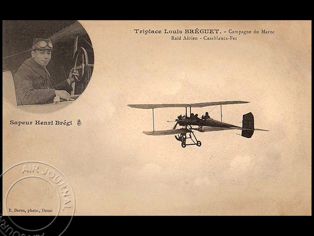 Le 13 septembre 1911 dans le ciel : Départ du raid marocain de Brégi