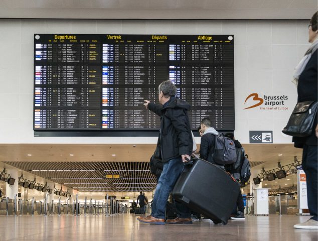 Aéroport de Bruxelles : 1,1 million de passagers en mars, six fois plus qu’en 2021