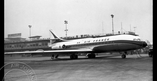Histoire de l’aviation – 15 avril 1959. En ce mercredi 15 avril 1959, la Caravelle   Lorraine », nouvellement baptisée, est