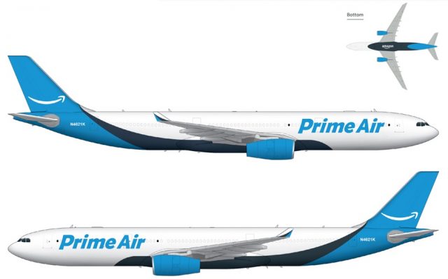 Cargo : Amazon Prime Air prend en leasing 10 Airbus A330-300P2F 1 Air Journal