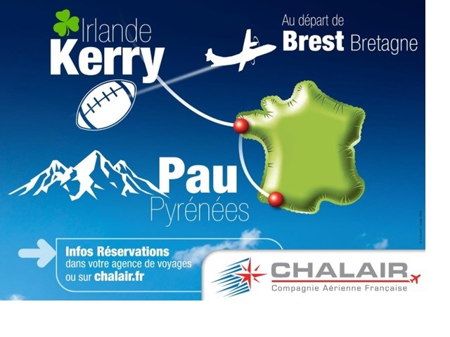 Chalair reconduit ses lignes saisonnières de Brest vers Kerry et Pau 2 Air Journal