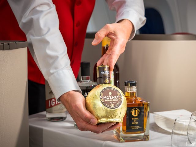 Austrian Airlines : petit-déjeuner à composer soi-même et spiritueux autrichiens en classe Affaires 32 Air Journal
