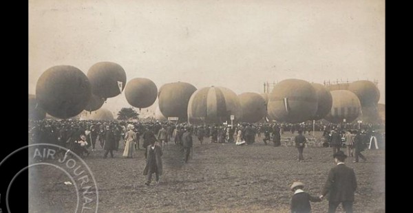 Histoire de l’aviation – 3 octobre 1909. Qui réalisera la plus longue distance en ballon sphérique et remportera l’éditi