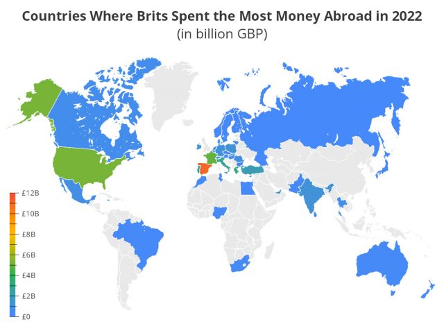 Les Britanniques ont dépensé 5,77 milliards d'euros en France en 2022 6 Air Journal