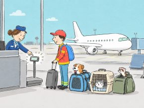 
Voyager avec un chien ou un chat reste possible chez la grande majorité des compagnies aériennes européennes, à condition de 