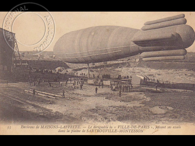 Le 17 septembre 1907 dans le ciel : Sortie aérienne pour le « Ville-de-Paris »