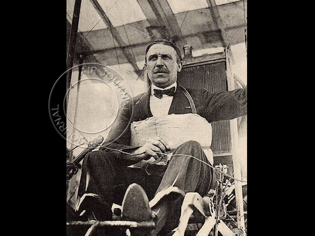 Le 29 mai 1910 dans le ciel : Duray fait une chute