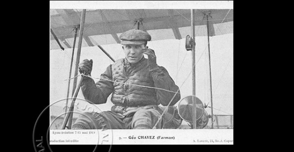 
Histoire de l’aviation – 28 février 1910. L’aviateur de nationalité franco-péruvienne Géo Chavez, qui a été formé 