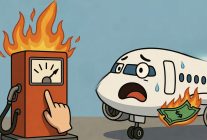 
La flambée des prix du kérosène, provoquée par les tensions au Moyen-Orient et la fermeture effective du détroit d’Ormuz, 