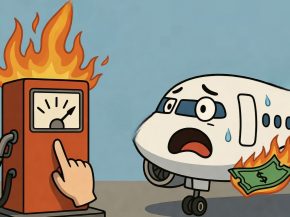 
La flambée des prix du kérosène, provoquée par les tensions au Moyen-Orient et la fermeture effective du détroit d’Ormuz, 