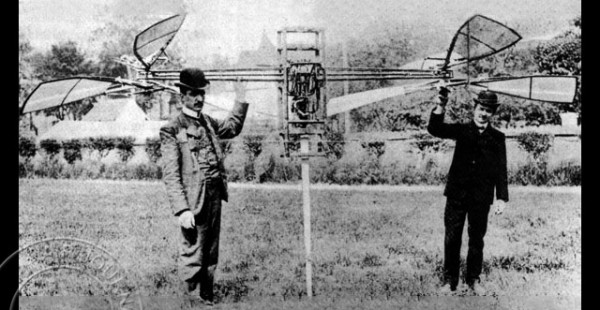 
Histoire de l’aviation – 14 mai 1905. Les frères Armand et Henri Dufaux dévoilent en ce mois de mai 1905 leur dernier eng