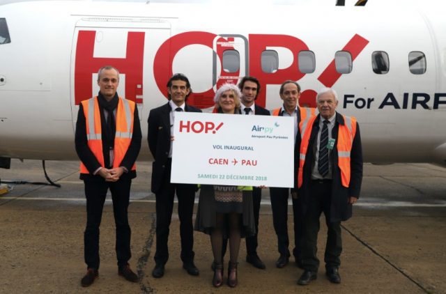 HOP! inaugure ses liaisons Pau-Caen et Pau-Brest 2 Air Journal HOP! inaugure ses liaisons Pau-Caen et Pau-Brest 2 Air Journal