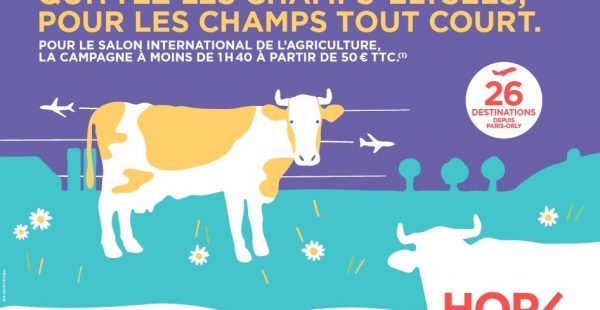 HOP! Air France lance une campagne publicitaire au sein de la capitale à l’occasion de la 55ème édition du Salon Internationa