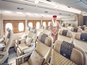
Emirates va déployer sa classe Premium Economy en Airbus A380 vers deux nouvelles destinations, São Paulo à partir du 19 novem