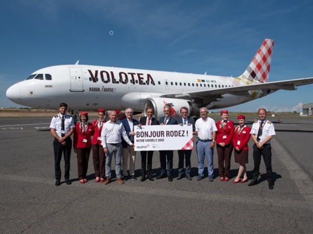 Volotea inaugure sa 10ème base en France à l'aéroport Rodez-Aveyron 63 Air Journal