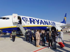 
La compagnie arienne low cost Ryanair et ses filiales ont accueilli le mois dernier 17,0 millions de passagers, un traf