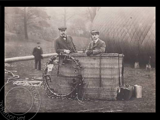 Le 12 février 1905 dans le ciel : Jacques Faure traverse la Manche en ballon