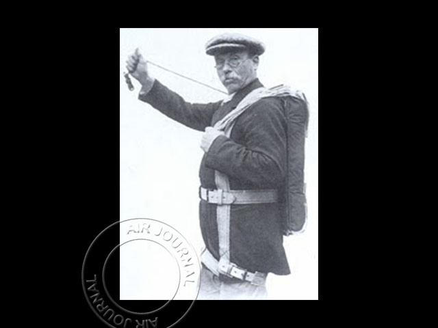 Le 12 février 1914 dans le ciel : Un saut en parachute réussi pour Jean Ors