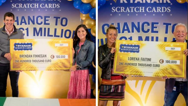 Ryanair : deux passagers gagnent chacun 100.000 euros au jeu de grattage de la low cost 1 Air Journal