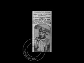 Histoire de l’aviation – 24 octobre 1929. En ce jeudi 24 octobre 1929, c’est l’aviateur Lécrivain qui va s’illustrer