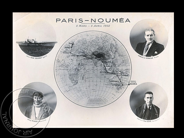 Le 5 avril 1932 dans le ciel : Charles de Verneilh parcourt plus de 21 000 km