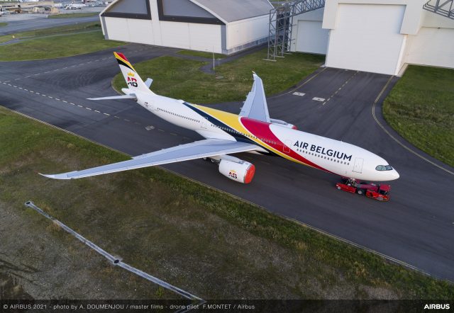 Air Belgium : le premier A330neo se dévoile avec sa livrée (photo) 2 Air Journal