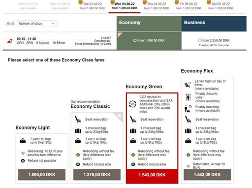 Climat : Lufthansa Group lance un tarif Green pour la compensation carbone 7 Air Journal