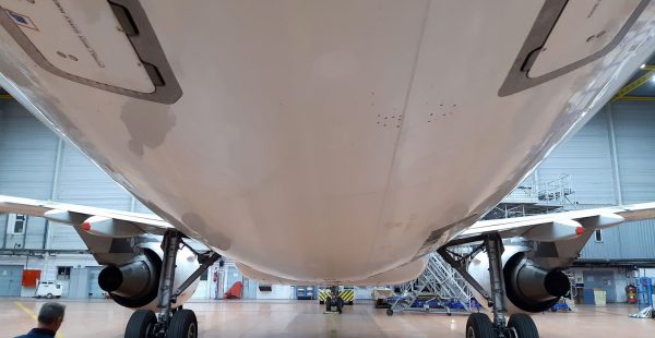 
La société française Corso Magenta, spécialiste des solutions de peinture, teste actuellement son produit CorsoPatch Aircraft